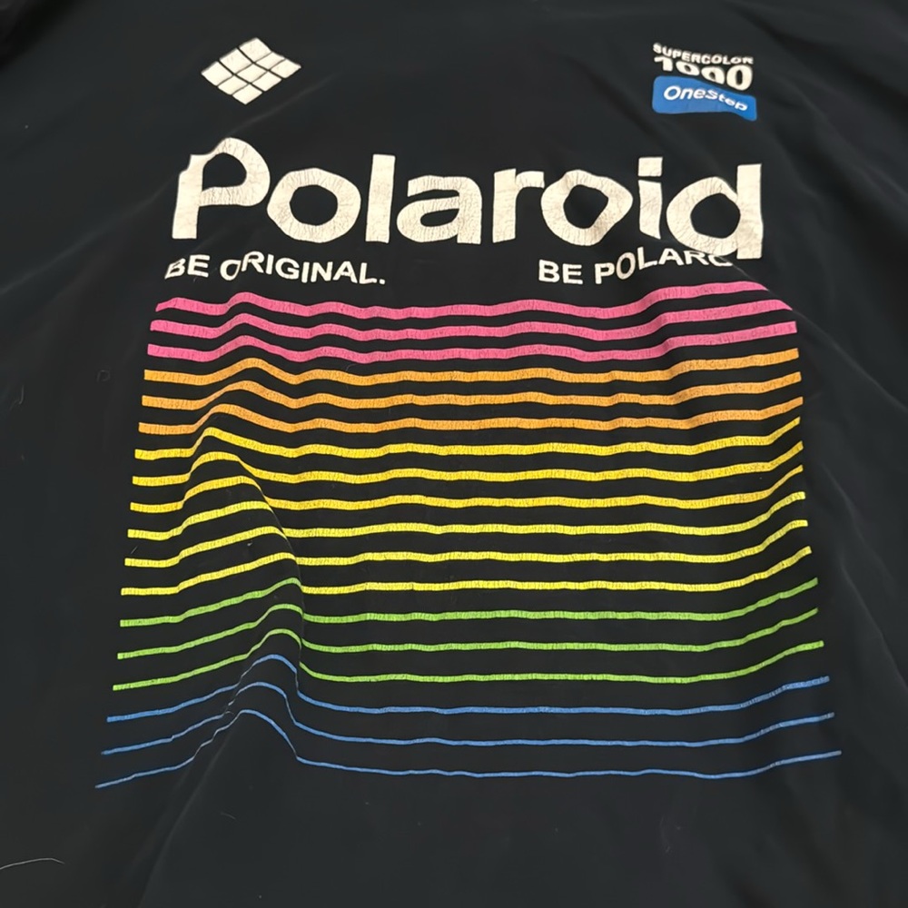 Polaroid long sleeve graphic tee